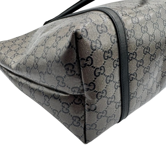 Gucci Black and Gray Signature Tote | Good Condition - Picture 6 of 17